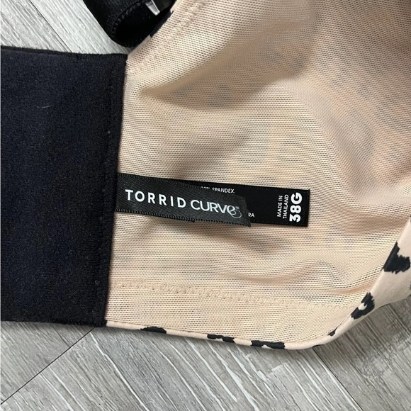 Torrid Cheetah Print Dream Wire Free Bra - New - Size 38G - Picture 3 of 3